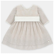 Martin Aranda Baby Girl Dress Quebec, Beige Image 1