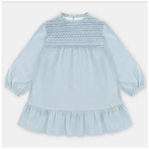 Martin Aranda - Baby Girl Dress Sheffield Blue Grey Image 1