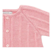Martin Aranda - Baby Girl Long Cardigan Knit Marsala, Beige Image 5