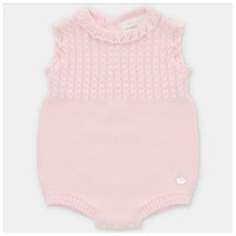 Martin Aranda - Baby Girl Short Knit Romper Airola, Lavanda Image 1