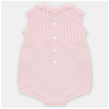 Martin Aranda - Baby Girl Short Knit Romper Airola, Lavanda Image 2