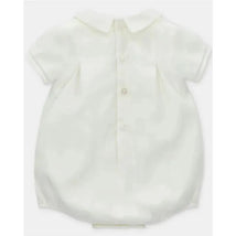 Martin Aranda - Baby Short Romper Special Occasion Woven Petit Ivory Image 2