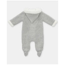 Martin Aranda - Baby Sweater Knit Lined Pramsuit With Removable Feet Glace, Light Pink Image 2