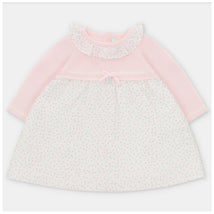 Martin Aranda - Draylon Knit Woven Mix Dress Preston, Baby Pink Image 1