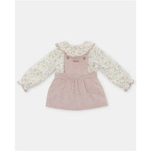Martin Aranda - Set Flora Print Blouse & Thin Wale Cord Jumper Peonia, Rosa Palo Image 1