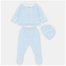 Martin Aranda - Take Me Home Draylon Sweater, Leggings & Pullon Hat Preston Pastel Blue Image 1
