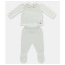 Martin Aranda - Take Me Home Set Sweater & Leggings Knit Albi, White Image 1