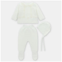 Martin Aranda - Take Me Home Sweater, Leggings & Bonnet Knit Derby Ivory Image 1