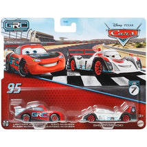 Mattel - Cars Character Cars, Lightning Mc Queen + Shu Todoroki Image 1