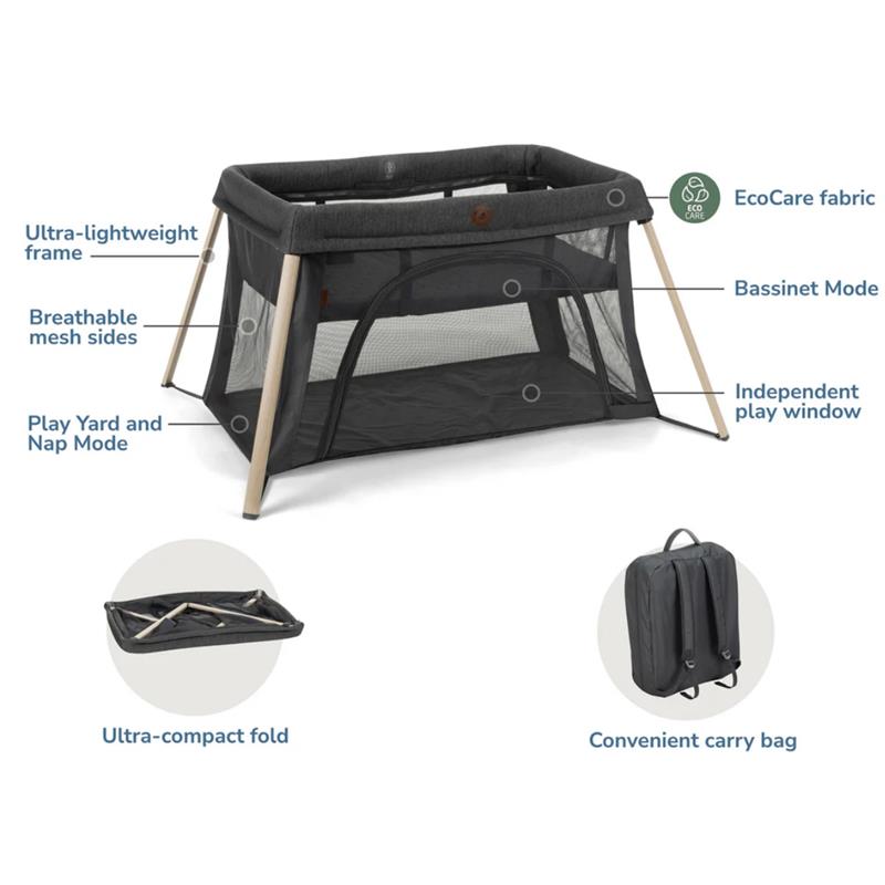 Maxi-Cosi - Calao Travel Play Yard, Classic Graphite (EcoCare) Image 3