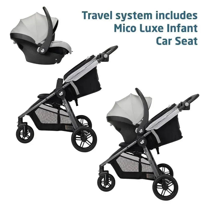Maxi-Cosi - Gia XP Luxe 3-Wheel Travel System, Midnight Moon Image 8