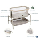 Maxi-Cosi - Iora Bedside Bassinet Classic Oat Image 2