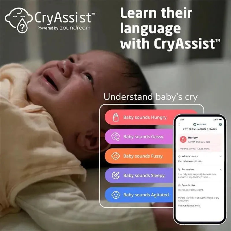 Maxi-Cosi - See Pro 360 Baby Monitor with CryAssist™ AI Cry Translation Image 4