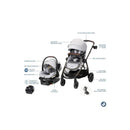 Maxi-Cosi - Zelia Luxe + Travel System, Arctic Frost Image 2