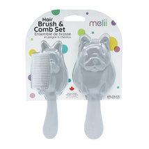 Melii - 2 Piece Hair Brush And Comb Set, Bulldog Image 1