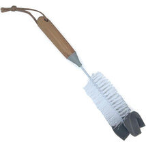 Melii - Bamboo Baby Bottle Brush with Bristles and Sponge Image 1