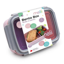 Melii - Bento Box with Removable Compartments, 800ml, Pink Purple Grey Image 1
