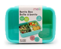 Melii - Bento Box With Removable Divider 42.2 Oz/1250 Ml, Blue & Mint Image 1