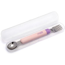 Melii - Pink & Purple Spork On The Go Image 1