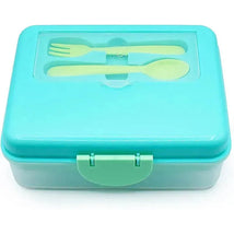 Melii - Two Tier Bento, 48.8 Oz, Blue Mint Lime Image 1