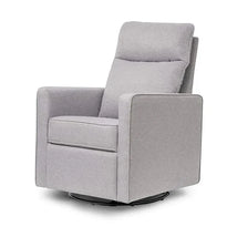 Million Dollar Baby - DaVinci Gabby Pillowback Swivel Glider, Misty Grey Image 1