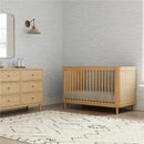 Million Dollar Baby - Namsake Marin with Cane 3-in-1 Convertible Crib in Honey and Honey Cane Image 10