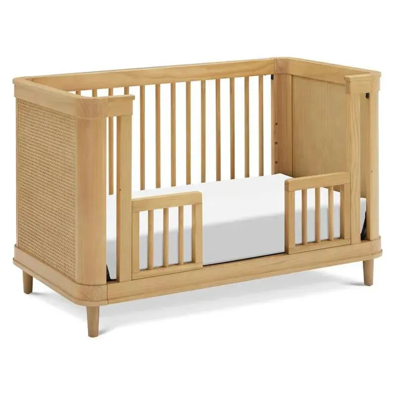 Million Dollar Baby - Namsake Marin with Cane 3-in-1 Convertible Crib in Honey and Honey Cane Image 2