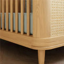 Million Dollar Baby - Namsake Marin with Cane 3-in-1 Convertible Crib in Honey and Honey Cane Image 6