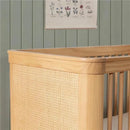 Million Dollar Baby - Namsake Marin with Cane 3-in-1 Convertible Crib in Honey and Honey Cane Image 7