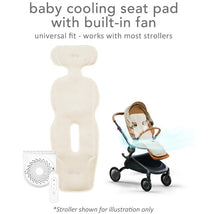 Mima - Flo Baby Cooling Seat Liner, Donut Beige Image 1