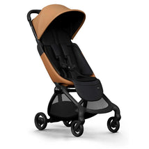 Mima Miro Compact Stroller, Black Chassis/Mocha Cream Seat Image 1