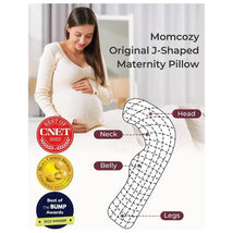 Momcozy - J-Shaped Maternity Body Pillow Image 2