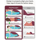 Momcozy - J-Shaped Maternity Body Pillow Image 4