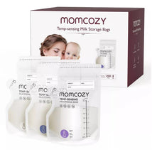 Momcozy - Temp-Sensing Breastmilk Storage Bag, 8Oz, 200 Count Image 1