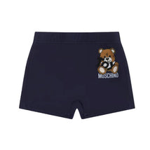 Moschino Baby - Boy Swim Shorts With Toy Bear Print In Gift Box Navy Image 1