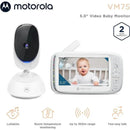 Motorola - VM75 Indoor Video Baby Monitor with Camera Image 3