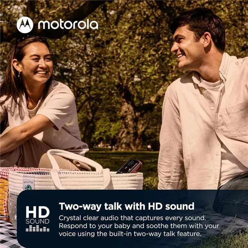Motorola - Audio-Only Portable Baby Monitor with Rechargeable Batteries Image 7