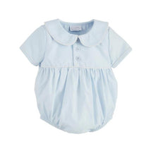 Mud Pie - Baby Boy Blue Poplin Bubble Image 1