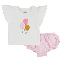 Mud Pie - Baby Girl Balloon Pinafore Set 12/18M Image 1