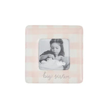 Mud Pie - Baby Girl Gingham Big Sis Frame Image 1