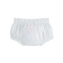 Mud Pie - Baby Girl Ivory Boucle Bow Diaper Cover Image 1