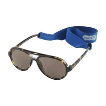 Mud Pie Baby Tortoise Aviator Boy Sunglasses with Strap Image 1