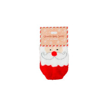 Mud Pie - Christmas Chenille Socks, Santa Image 1