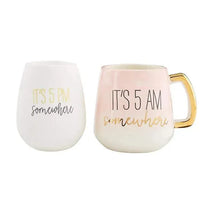 Mud Pie Mom Coffee Mug & Wine Glass Set Image 1