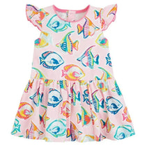 Mud Pie - Rainbow Fish Dress, 12/8M Image 1