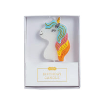 Mud Pie Unicorn Figural Birthday Candle Image 1