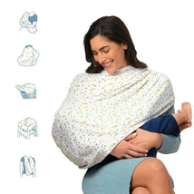Munchkin - Antimicrobial 5-In-1 Cover - Quiet Skies Image 1