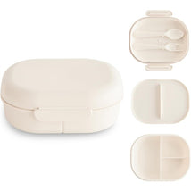 Mushie Bento Lunch Box - Ivory Image 1