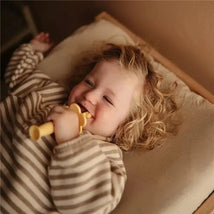 Mushie - Flower Toddler Training Toothbrush, Blush Image 2
