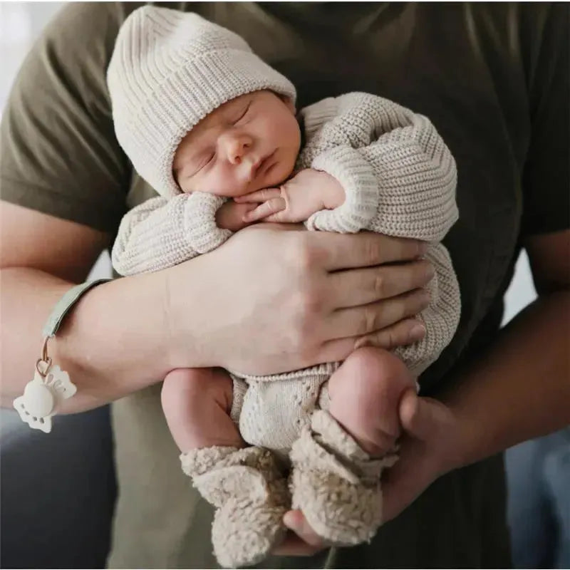 Mushie - Frigg Baby's First Pacifier Set, Cream Image 5